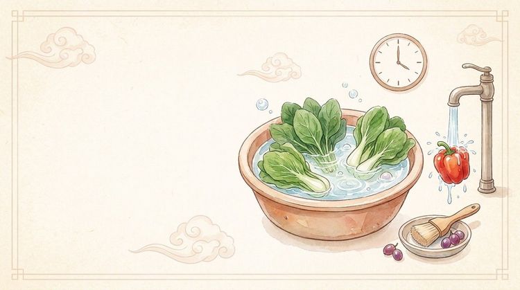 電解水洗菜實際操作指南：pH 幾多、浸幾耐、水溫幾度、跟住邊個次序？