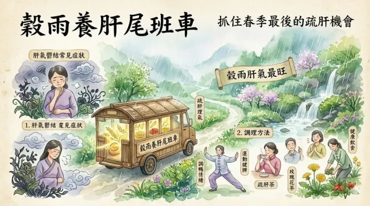 穀雨養肝尾班車:把握春季最後疏肝機會,為夏季健康打好底