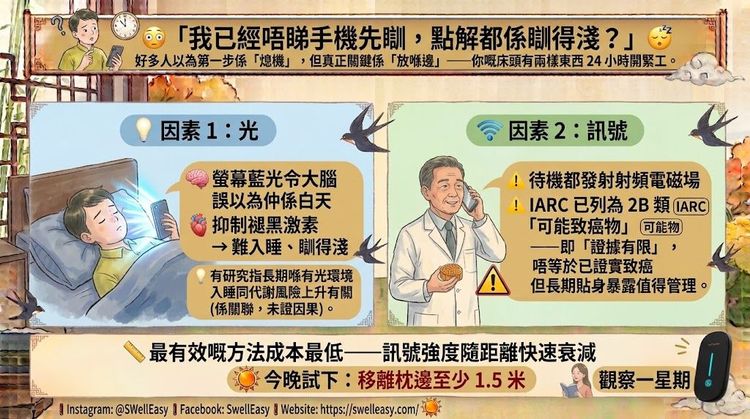 唔係藍光咁簡單｜床邊 24 小時運作嘅嘢，同你嘅代謝有咩關係？